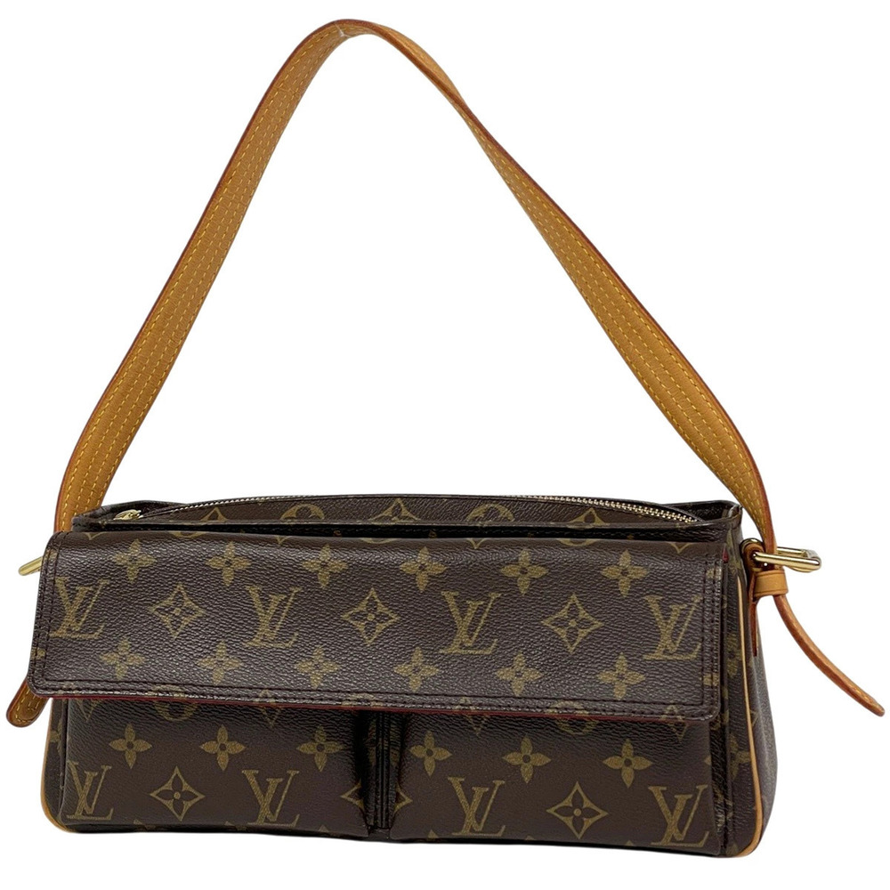 Louis Vuitton Viva Cite 2way Shoulder Bag Monogram Brown